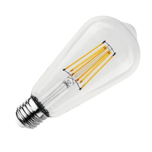 Nedes LED Filament 12W ST64 E27 3000K