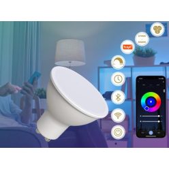 NEDES Smart LED izzó GU10 4,5W WIFI CCT + RGB