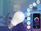 Nedes Smart Led Izzó A60 E27 9W WIFI CCT + RGB 