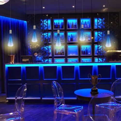 Nedes LED Filament SHAPE BLUE T110 E27 5W 1800K