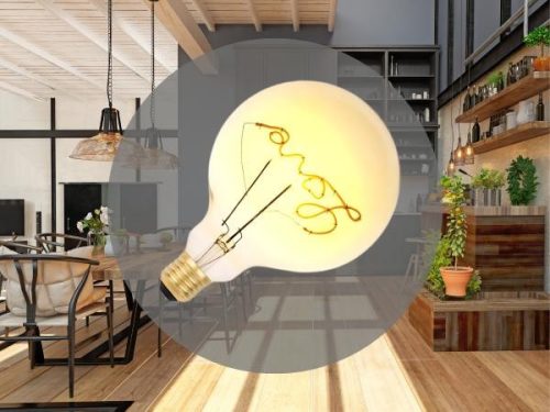 Nedes LED Filament VINTAGE LOVE G125 E27 2W 2000K