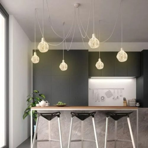 Nedes LED Filament SPIRAL VINTAGE G125 E27 4W SMOKE 2000K