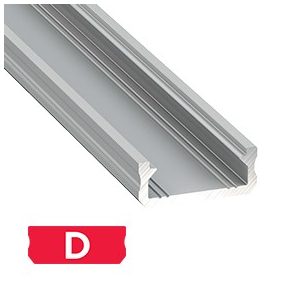 LED ALUMÍNIUM PROFIL ÁLTALÁNOS U ALAKÚ (D)