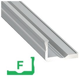 LED ALUMÍNIUM PROFIL L ALAKÚ KESKENYEBB (F)