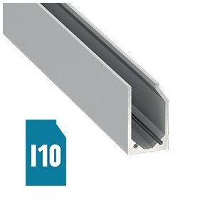 LED ALUMÍNIUM PROFIL ÜVEG TÁBLÁKHOZ I10