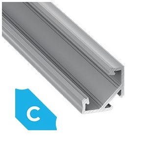 LED ALUMÍNIUM PROFIL SAROKBA RÖGZÍTHETŐ (C)