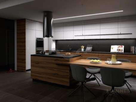 Led Alumínium Profil inTALIA 1 méter Ezüst