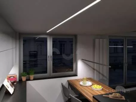 Led Alumínium Profil inTALIA 1 méter Ezüst