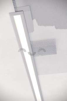 Led Alumínium Profil inTALIA 1 méter Ezüst