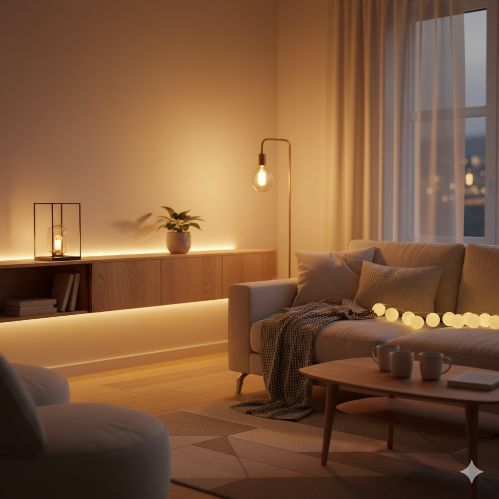 Meleg fehér LED-ek szerepe otthonunkban