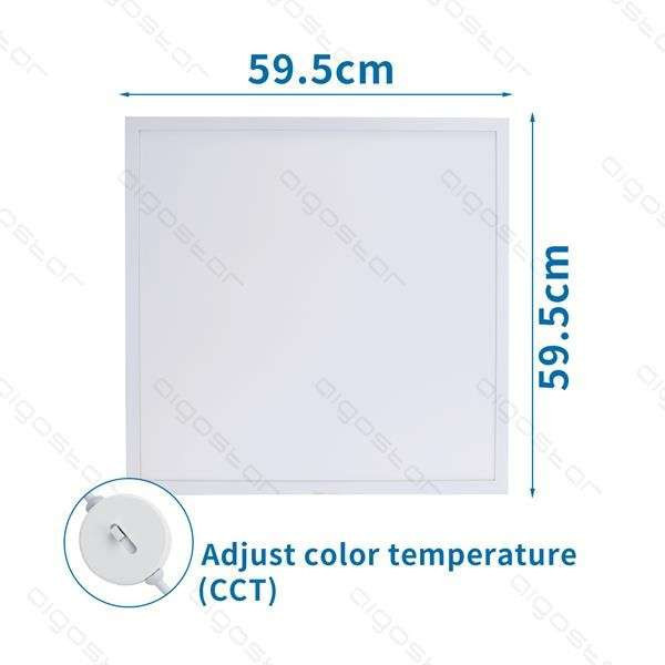 Aigostar Back-Lit LED Panel 600x600x30mm 32W CCT UGR19 120lm/W